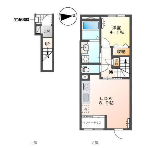 エビスヤ（ＥＢＩＳＵＹＡ） 壱番館 間取り図画像