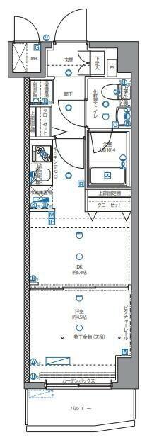 練馬区関町北マンション 間取り図画像