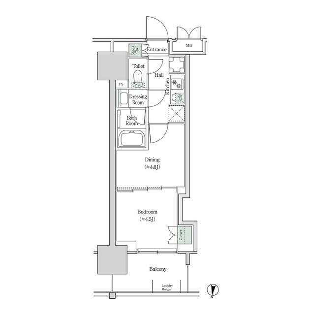 ブルックサイドレジデンス木場（643） 間取り図画像
