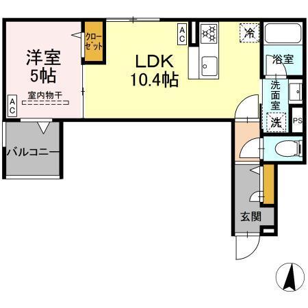セレスティア東小岩Ⅱ（202） 間取り図画像