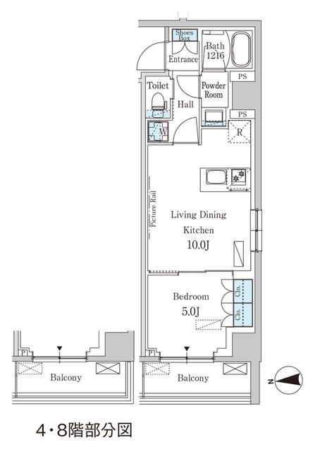 パークアクシス新宿西落合（801） 間取り図画像