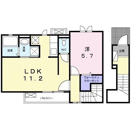 クレイン大蔵（203） 間取り図画像