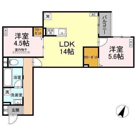 MOCRAFT南小岩（105） 間取り図画像