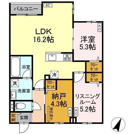 MOCRAFT南小岩（106） 間取り図画像