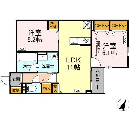 MOCRAFT南小岩（303） 間取り図画像