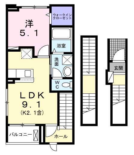 ウインピー（304） 間取り図画像