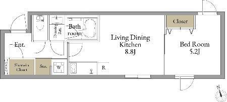 LiveFlat 西荻窪（0103） 間取り図画像