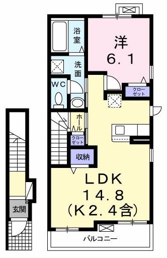 ノーブル（204） 間取り図画像