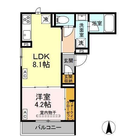 D-abanico（301） 間取り図画像