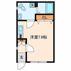 ＣＲＥＳＣＥＮＴ（クレツセント）（101） 間取り図画像