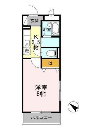 ミレニアム経堂（306） 間取り図画像