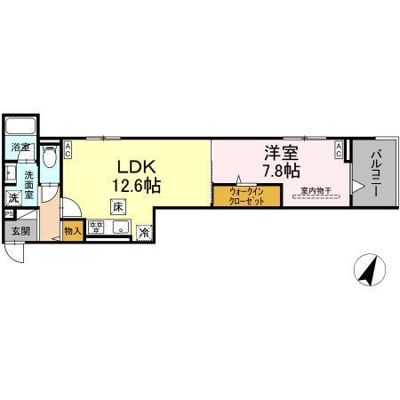 D-Neuk（102） 間取り図画像
