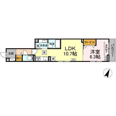 D-Neuk（103） 間取り図画像