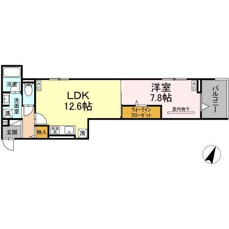 D-Neuk（202） 間取り図画像