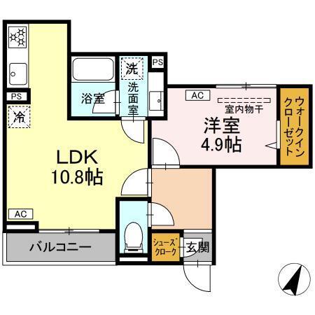 D-Neuk（301） 間取り図画像