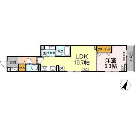 D-Neuk（303） 間取り図画像