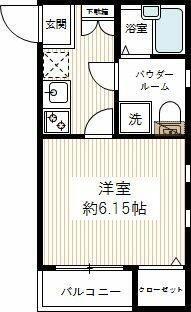 中野区大和町マンション 間取り図画像