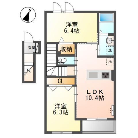 ルミナス　ケイポート 間取り図画像