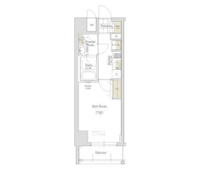 アーバネックス秋葉原ＥＡＳＴⅡ（203） 間取り図画像