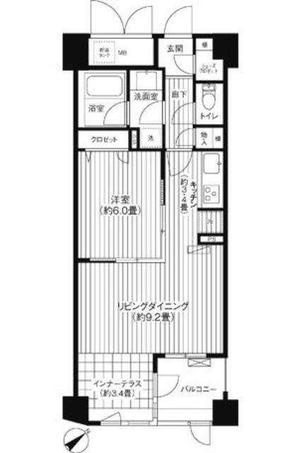コスモリード新宿余丁町（105） 間取り図画像