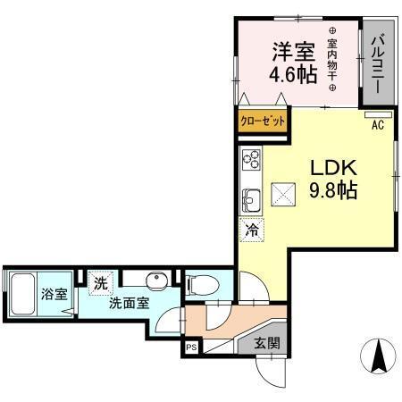 Villa Del Sol Ⅲ（102） 間取り図画像