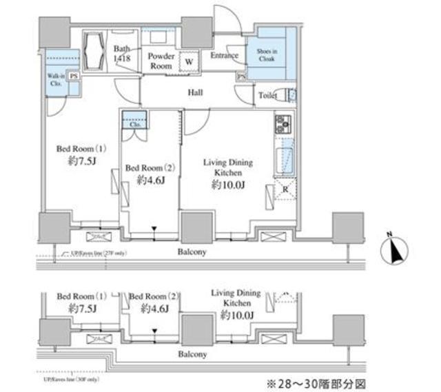 ベルファース芝浦タワー（2504） 間取り図画像