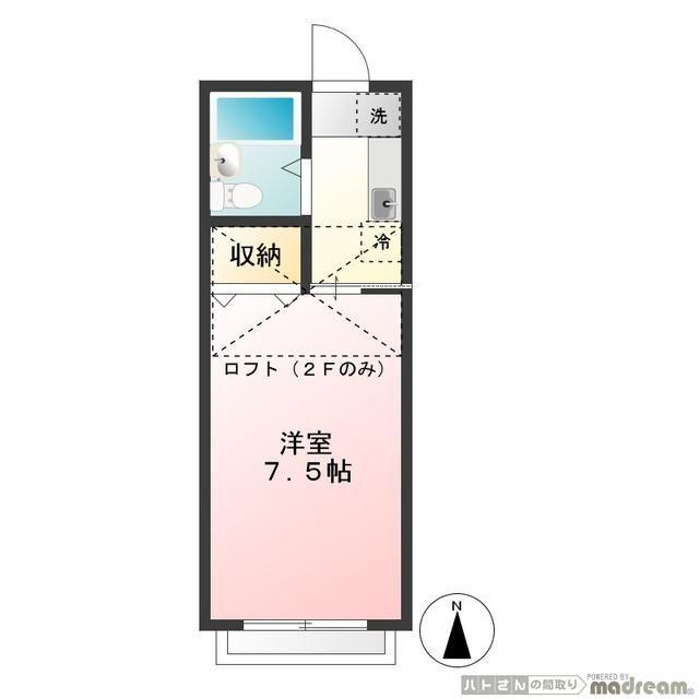 御殿坂コーポ（10） 間取り図画像