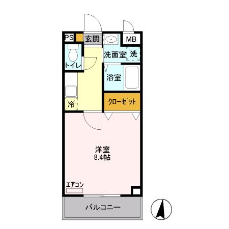 ＡＲＡＫＩＳＳ　ＰＬＡＺＡ（202） 間取り図画像