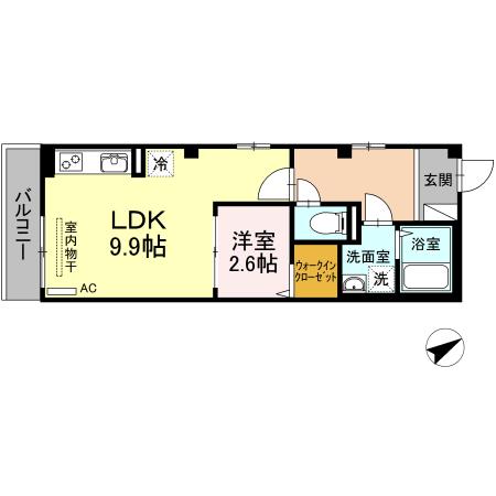 メゾン ド グランメール（403） 間取り図画像
