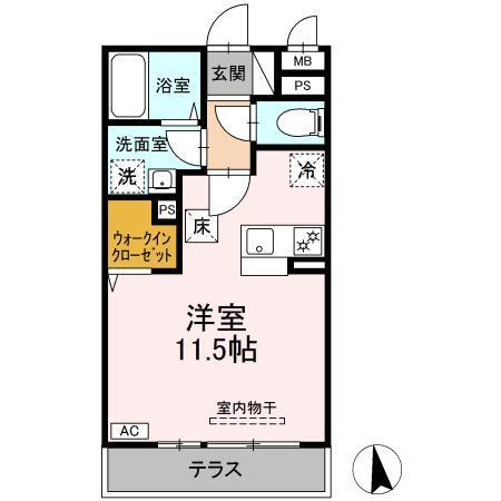 サンプレジール（102） 間取り図画像