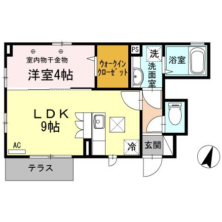 プランタンＫ 瑞江（101） 間取り図画像