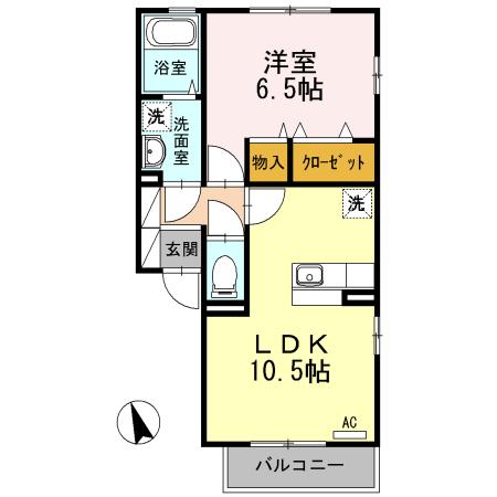 プチトリアノン（202） 間取り図画像
