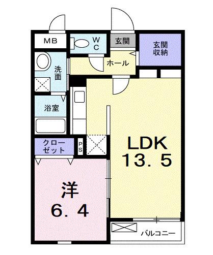 パストラール　ベルダ（203） 間取り図画像