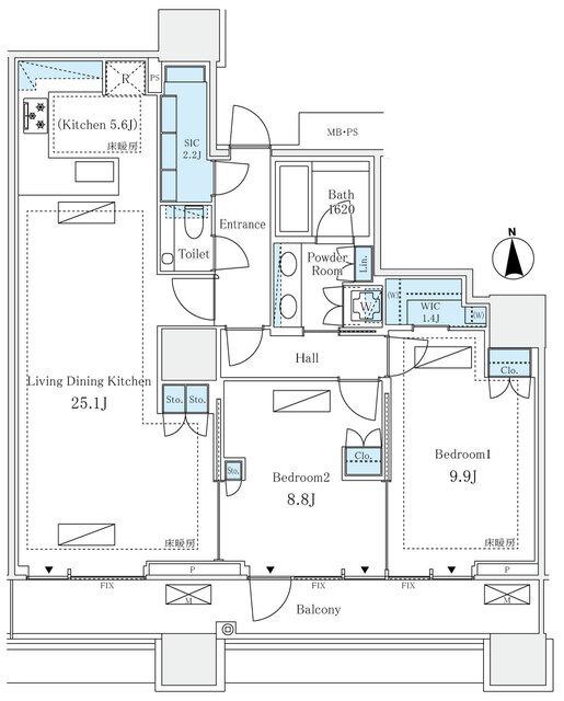 三田ガーデンヒルズ　サウスヒル（904） 間取り図画像