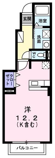 ルミエールⅠ（105） 間取り図画像