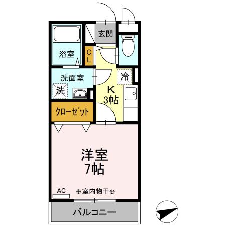 グランフィールドⅢ（202） 間取り図画像