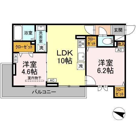 ウィズ（307） 間取り図画像
