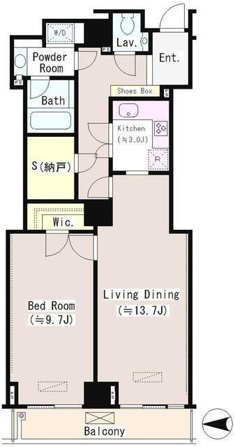 恵比寿ガーデンテラス弐番館（1217） 間取り図画像