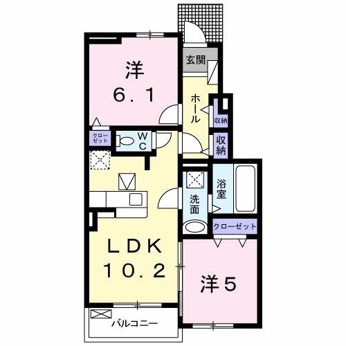 カルムⅡ（103） 間取り図画像