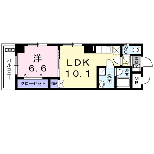 ミルト中町（204） 間取り図画像