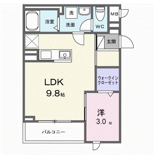 メゾン　リッシュ（201） 間取り図画像