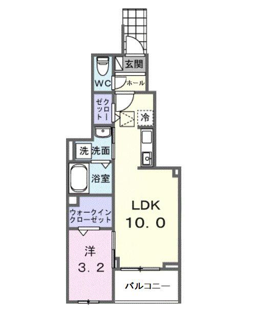 Ａｒｃａｄｉａ　智（102） 間取り図画像