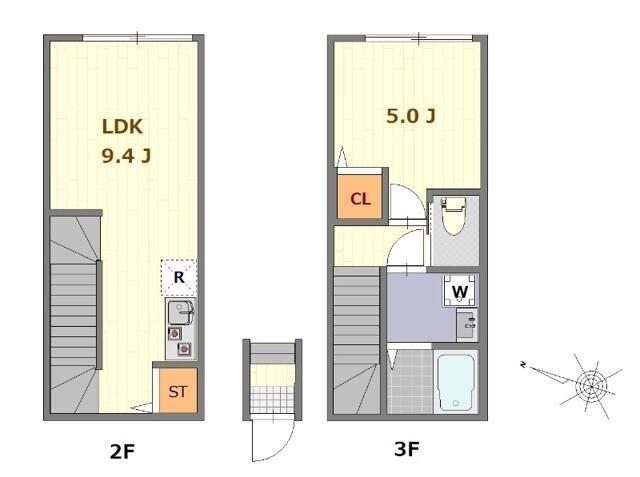 サザンロード保谷（203） 間取り図画像