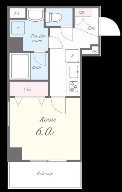 練馬区旭丘マンション 間取り図画像