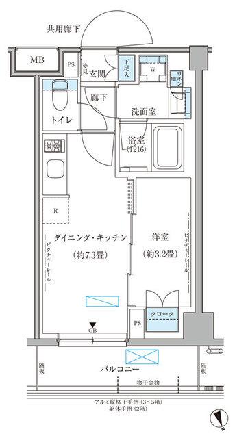 パークアクシス文京本郷（330） 間取り図画像