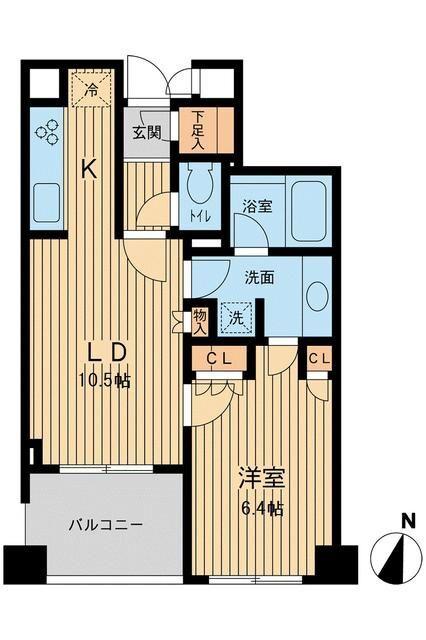 目黒区八雲マンション 間取り図画像