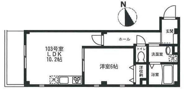 メゾンＭｕｍｅ（103） 間取り図画像