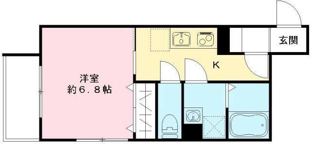 中野区中野アパート 間取り図画像