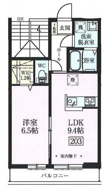 練馬区向山マンション 間取り図画像