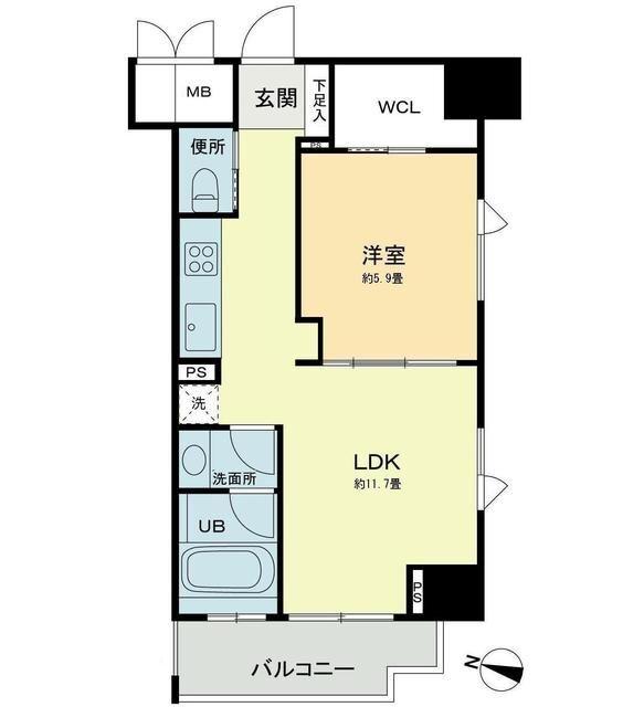 文京区本郷マンション 間取り図画像